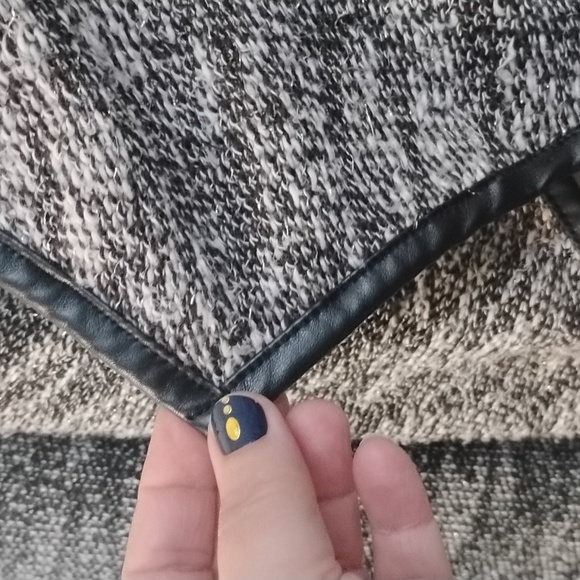 Torrid Moto Style Drape Front Cardigan Jacket Gold Metallic Detail Size 2 - Picture 5 of 13